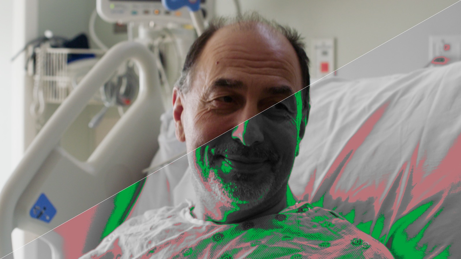 WrightColor FalseColor exposure overlay on a portrait